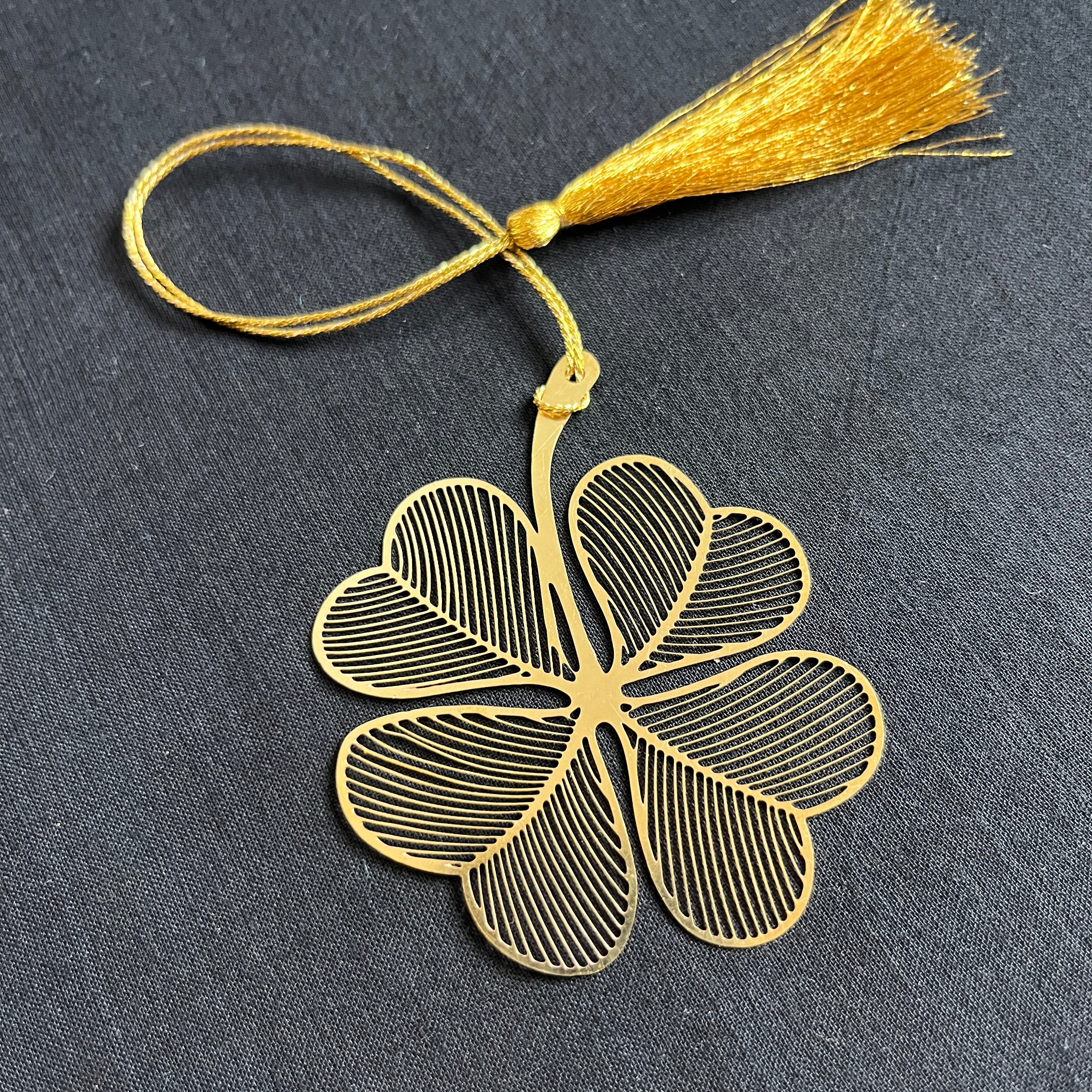 Primrose Premium Brass Bookmark With Tassel