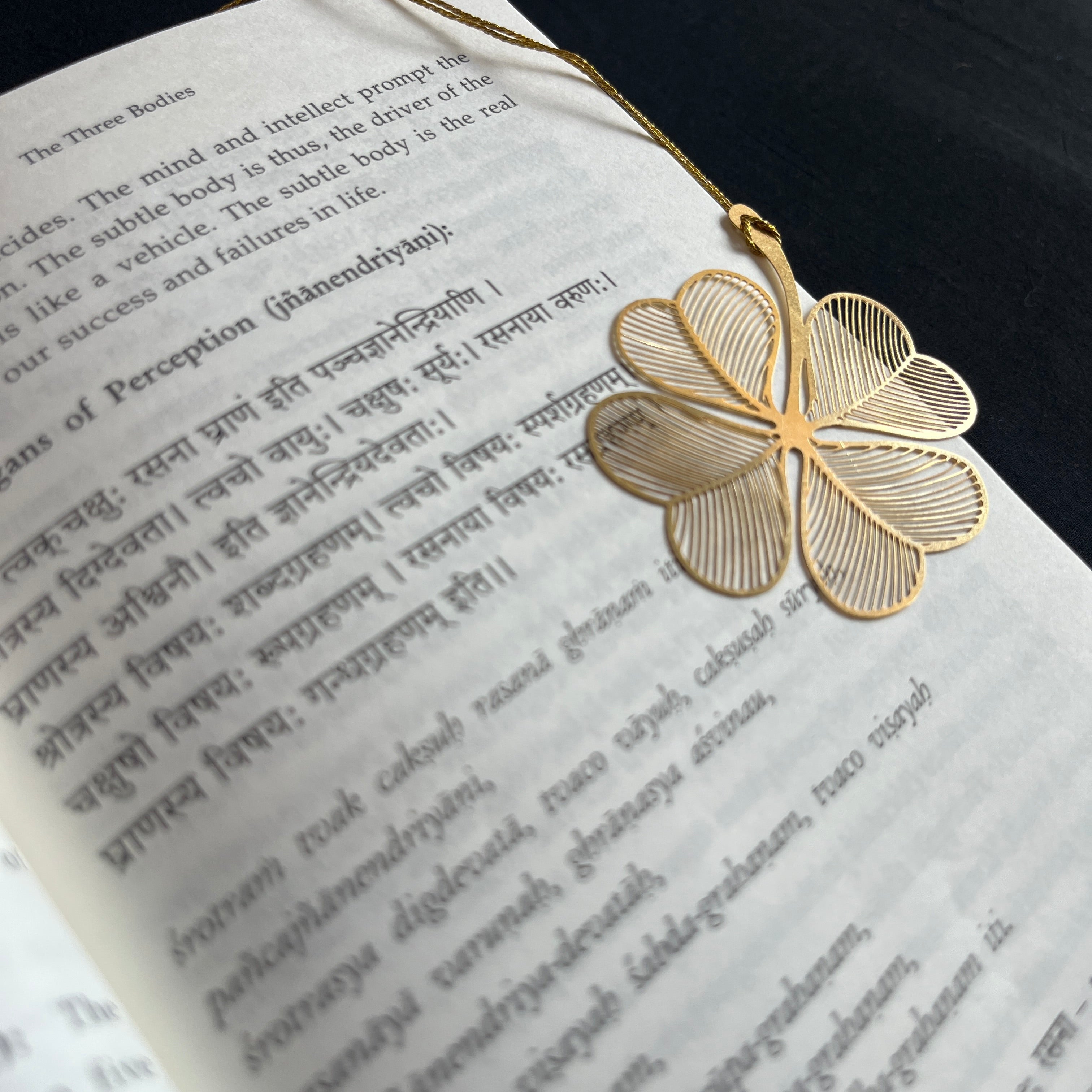 Primrose Premium Brass Bookmark With Tassel