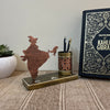 India Map Pen Holder