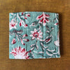 Turquoise  Musings: Hand Block Printed Fabric Covered Diary | Bookmark | Photo Frame | Pen Holder | Gift Box