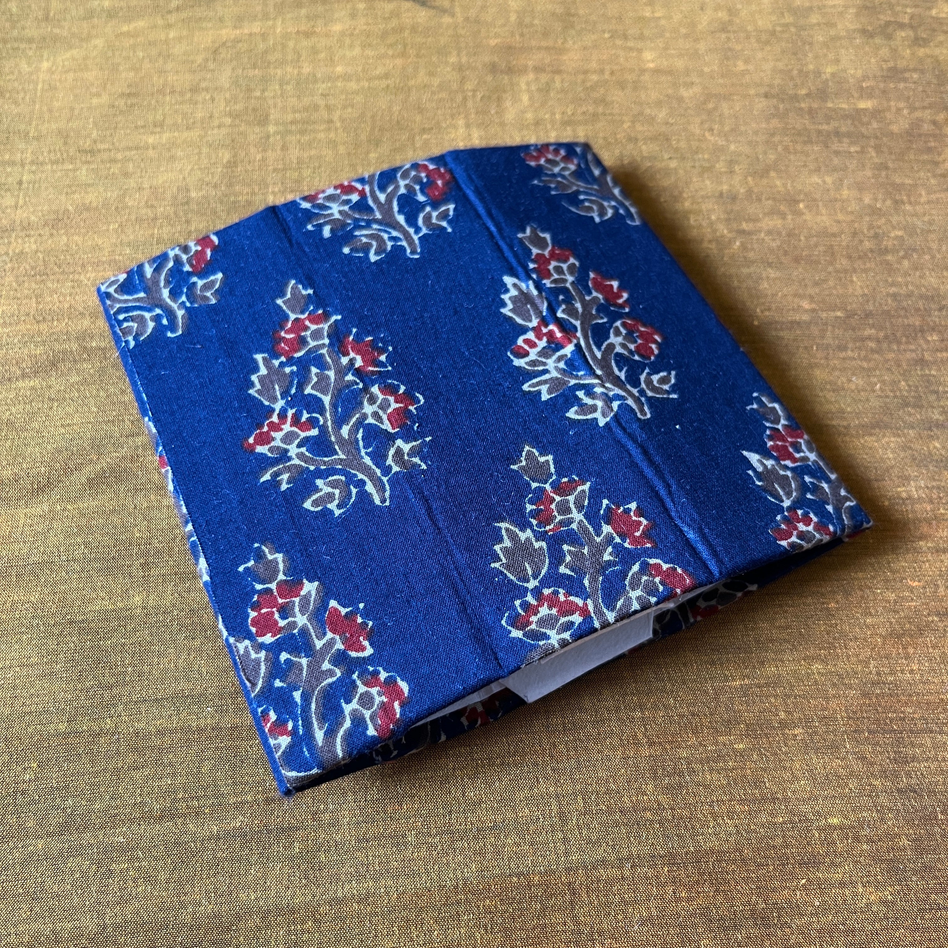 Mughal Gardens: Hand Block Printed Fabric Covered Diary | Bookmark | Photo Frame | Pen Holder | Gift Box